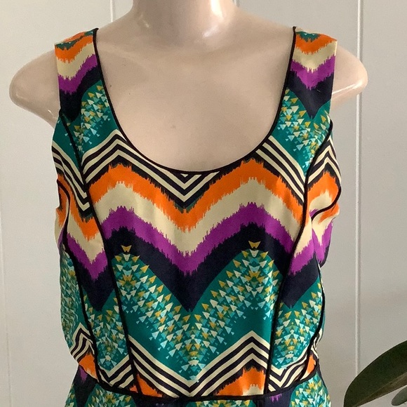 Bar III Multi-colored Sleeveless Dress Size Small - Picture 2 of 10